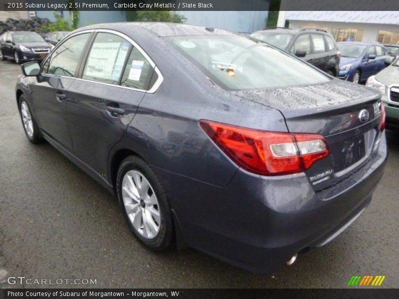 Carbide Gray Metallic / Slate Black 2015 Subaru Legacy 2.5i Premium