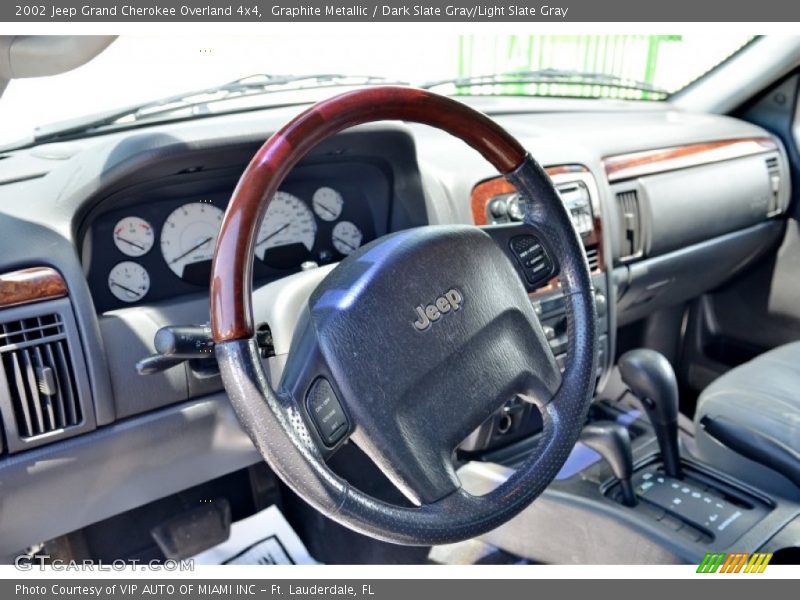 Graphite Metallic / Dark Slate Gray/Light Slate Gray 2002 Jeep Grand Cherokee Overland 4x4