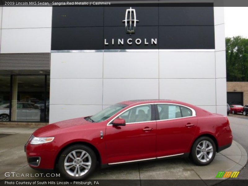 Sangria Red Metallic / Cashmere 2009 Lincoln MKS Sedan