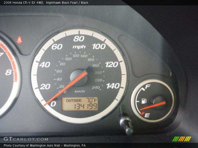 Nighthawk Black Pearl / Black 2006 Honda CR-V EX 4WD