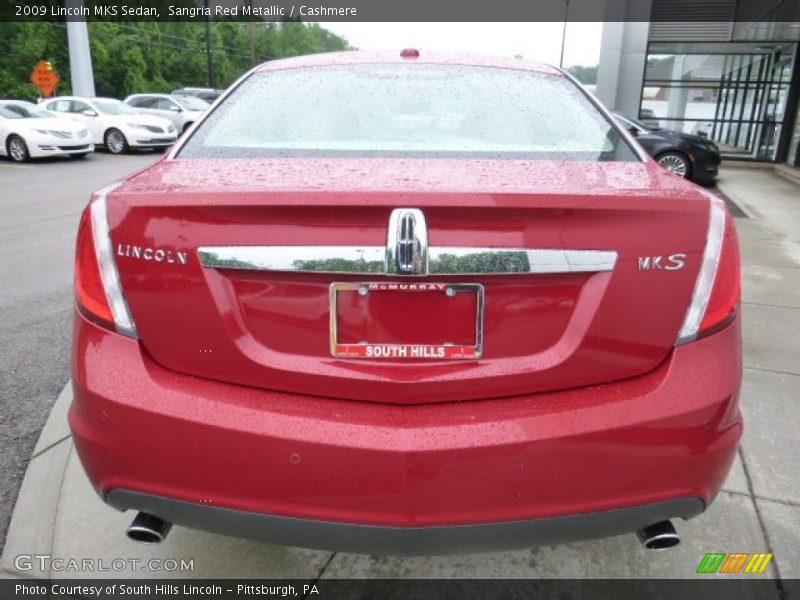 Sangria Red Metallic / Cashmere 2009 Lincoln MKS Sedan