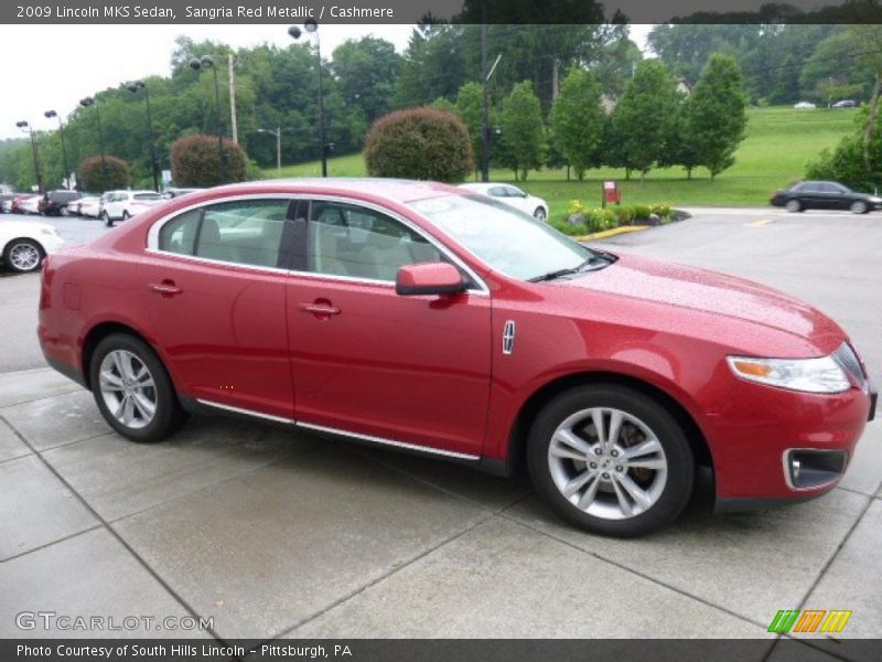 Sangria Red Metallic / Cashmere 2009 Lincoln MKS Sedan