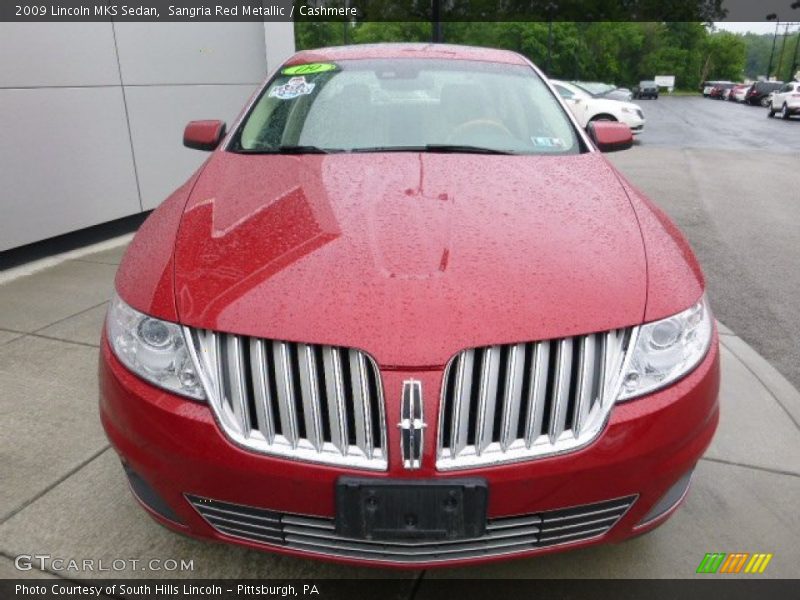 Sangria Red Metallic / Cashmere 2009 Lincoln MKS Sedan