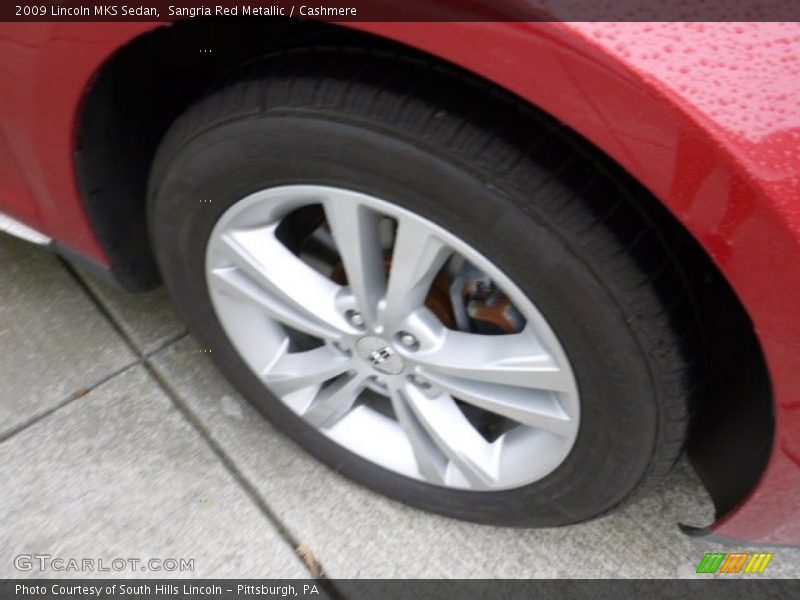 Sangria Red Metallic / Cashmere 2009 Lincoln MKS Sedan