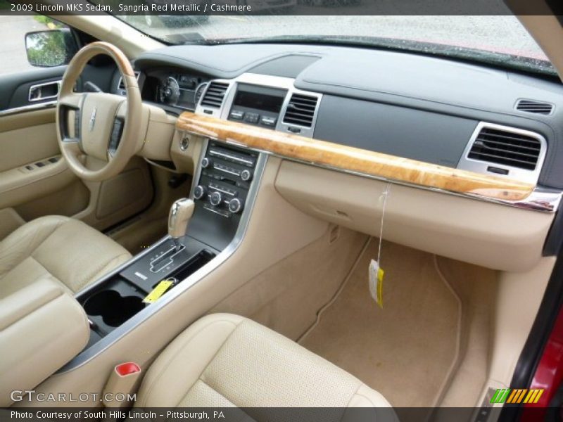 Sangria Red Metallic / Cashmere 2009 Lincoln MKS Sedan