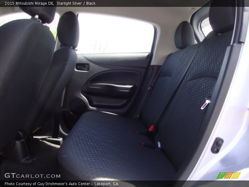 Starlight Silver / Black 2015 Mitsubishi Mirage DE