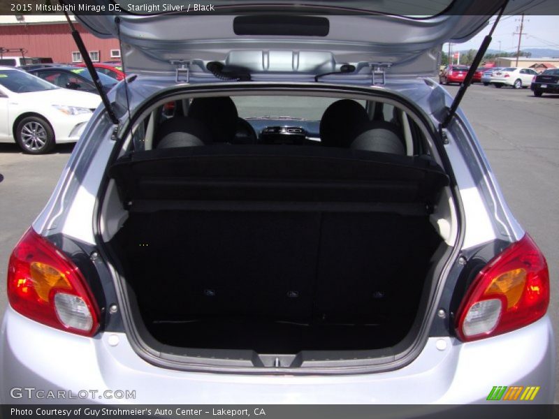 Starlight Silver / Black 2015 Mitsubishi Mirage DE