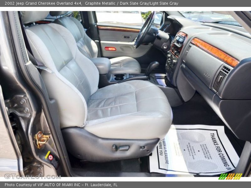 Graphite Metallic / Dark Slate Gray/Light Slate Gray 2002 Jeep Grand Cherokee Overland 4x4