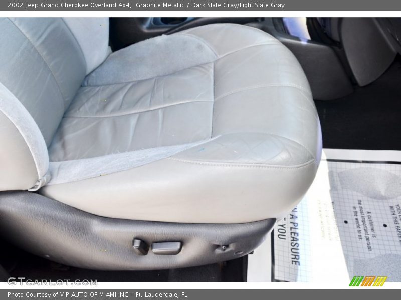 Graphite Metallic / Dark Slate Gray/Light Slate Gray 2002 Jeep Grand Cherokee Overland 4x4