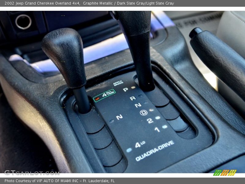 Graphite Metallic / Dark Slate Gray/Light Slate Gray 2002 Jeep Grand Cherokee Overland 4x4