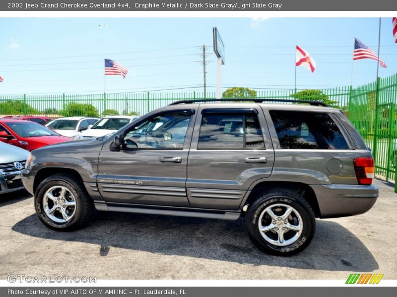 Graphite Metallic / Dark Slate Gray/Light Slate Gray 2002 Jeep Grand Cherokee Overland 4x4