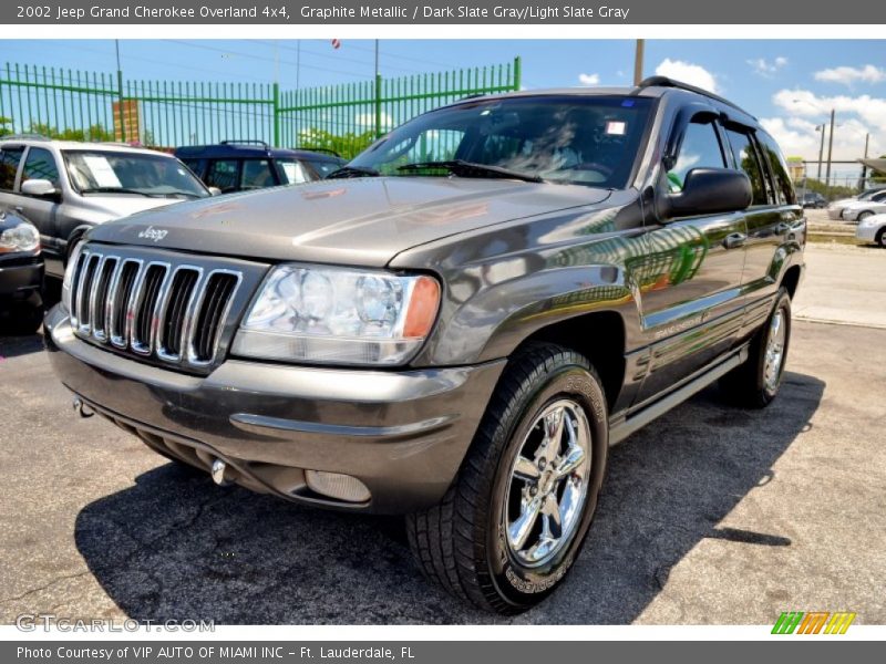 Graphite Metallic / Dark Slate Gray/Light Slate Gray 2002 Jeep Grand Cherokee Overland 4x4