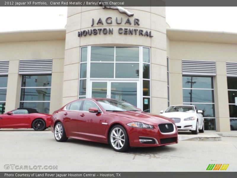 Claret Red Metallic / Barley/Warm Charcoal 2012 Jaguar XF Portfolio