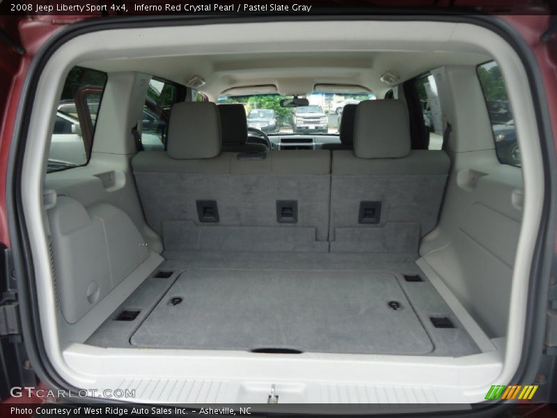 Inferno Red Crystal Pearl / Pastel Slate Gray 2008 Jeep Liberty Sport 4x4