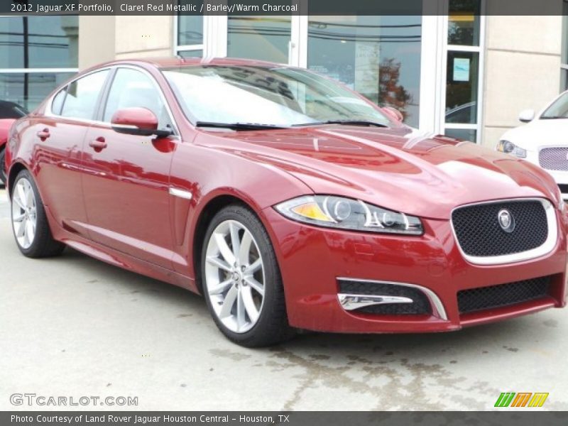 Claret Red Metallic / Barley/Warm Charcoal 2012 Jaguar XF Portfolio
