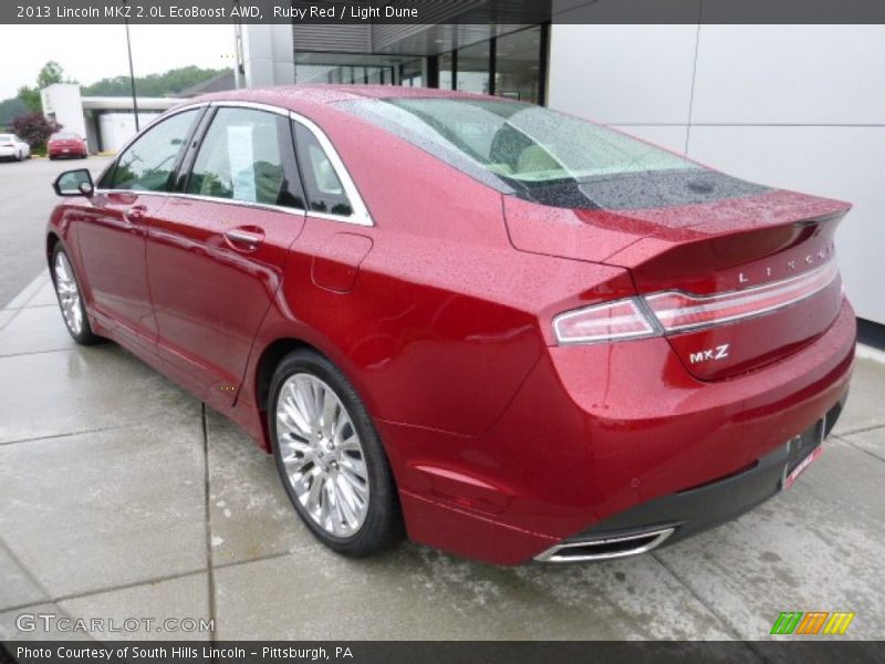 Ruby Red / Light Dune 2013 Lincoln MKZ 2.0L EcoBoost AWD