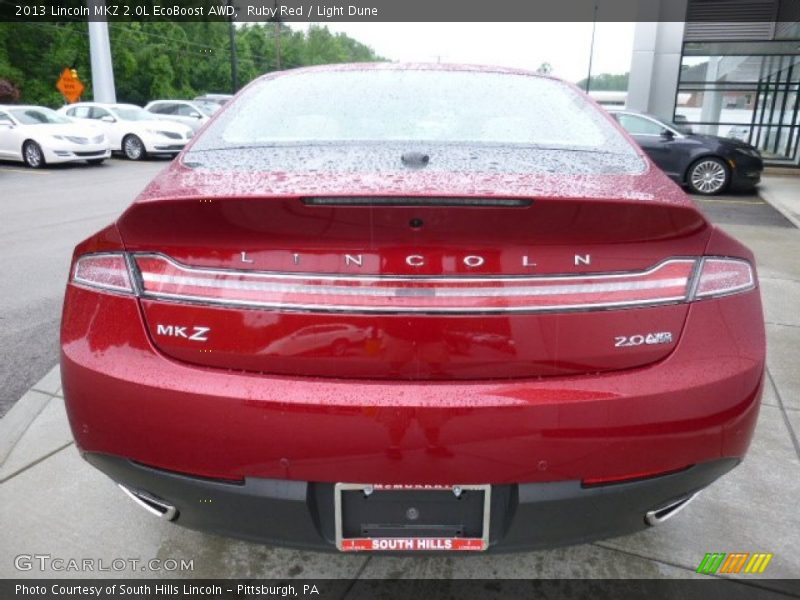Ruby Red / Light Dune 2013 Lincoln MKZ 2.0L EcoBoost AWD