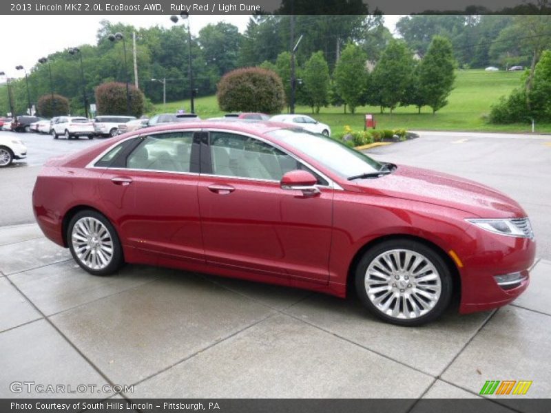 Ruby Red / Light Dune 2013 Lincoln MKZ 2.0L EcoBoost AWD
