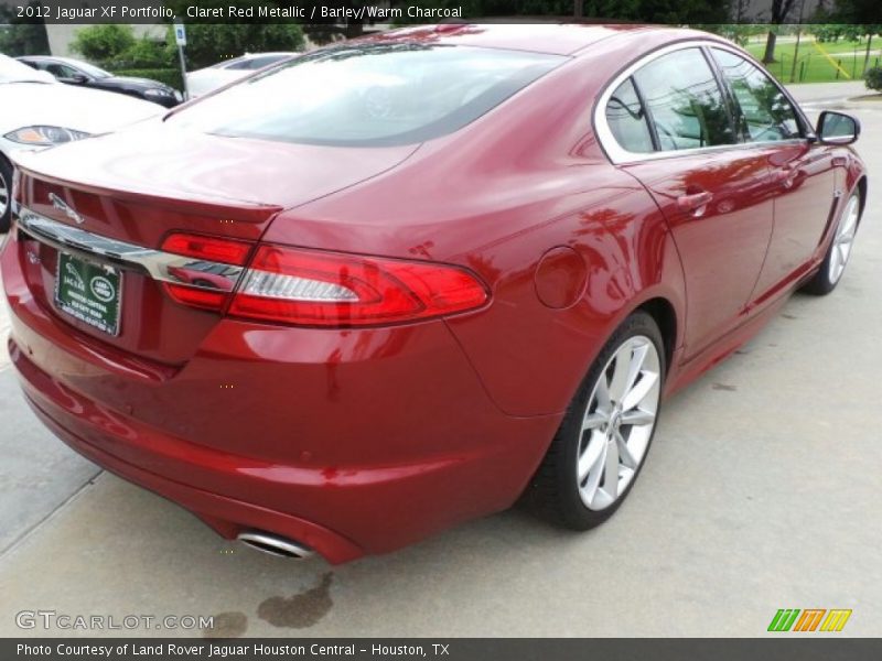 Claret Red Metallic / Barley/Warm Charcoal 2012 Jaguar XF Portfolio