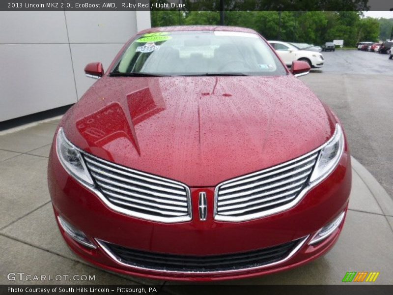 Ruby Red / Light Dune 2013 Lincoln MKZ 2.0L EcoBoost AWD