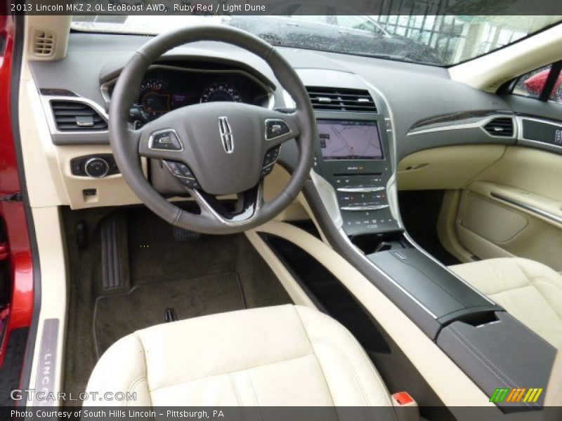 Ruby Red / Light Dune 2013 Lincoln MKZ 2.0L EcoBoost AWD