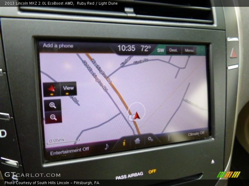 Ruby Red / Light Dune 2013 Lincoln MKZ 2.0L EcoBoost AWD