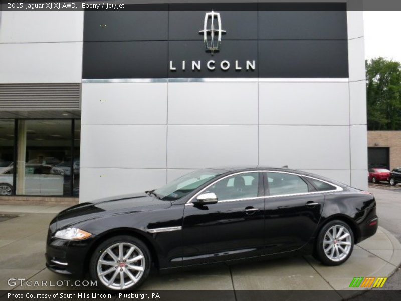 Ebony / Jet/Jet 2015 Jaguar XJ XJ AWD