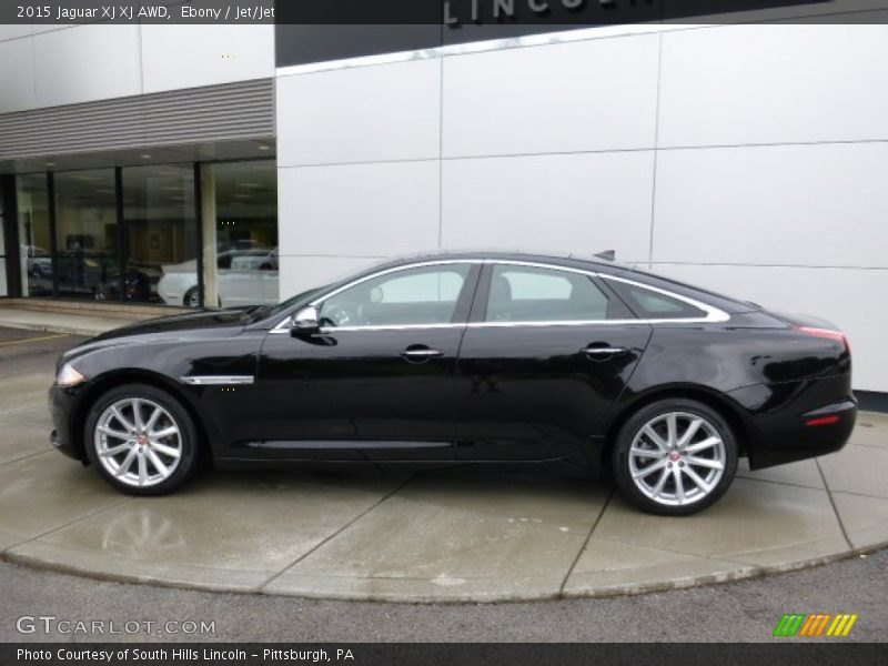 Ebony / Jet/Jet 2015 Jaguar XJ XJ AWD