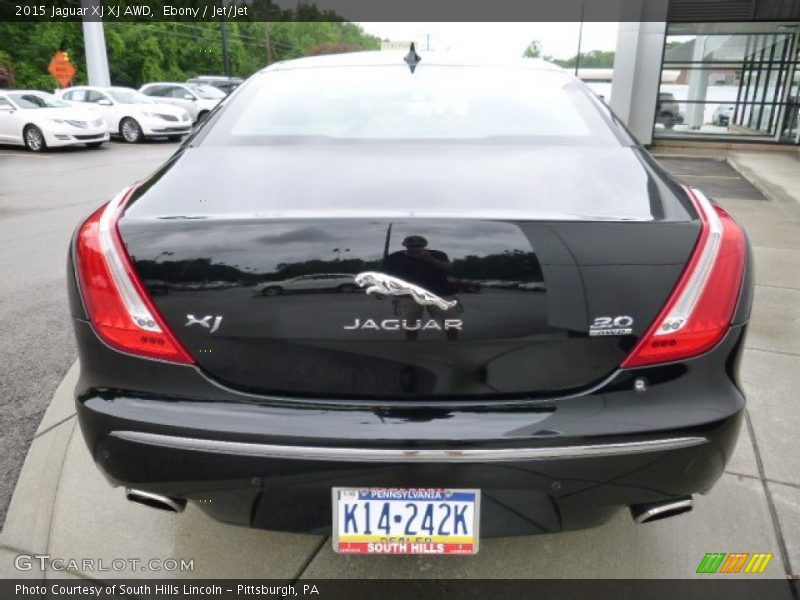 Ebony / Jet/Jet 2015 Jaguar XJ XJ AWD