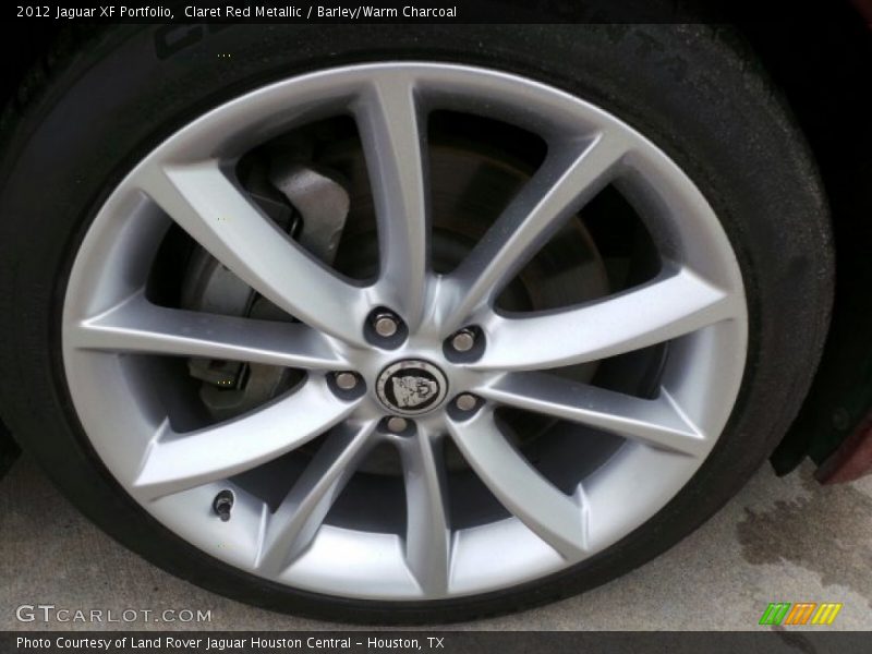 Claret Red Metallic / Barley/Warm Charcoal 2012 Jaguar XF Portfolio