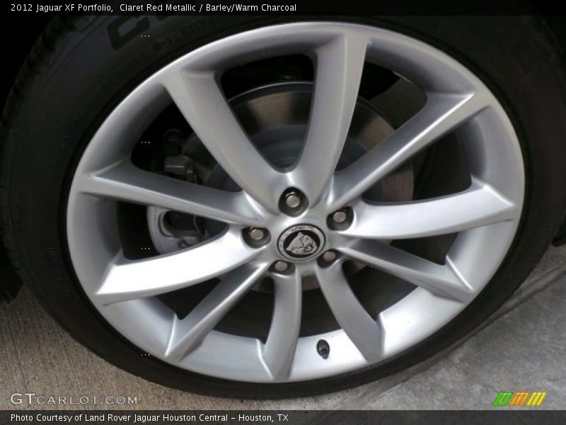 Claret Red Metallic / Barley/Warm Charcoal 2012 Jaguar XF Portfolio