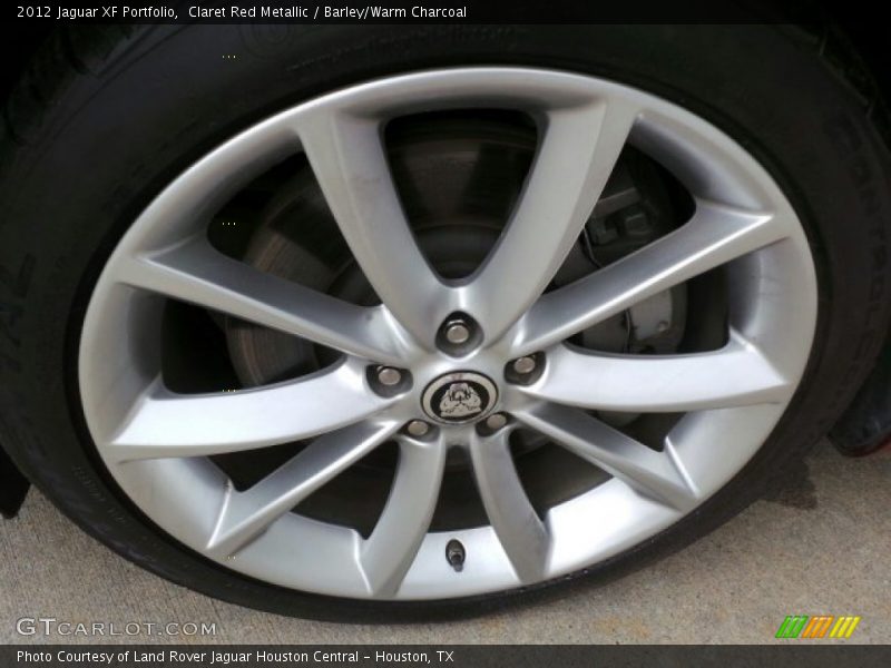 Claret Red Metallic / Barley/Warm Charcoal 2012 Jaguar XF Portfolio