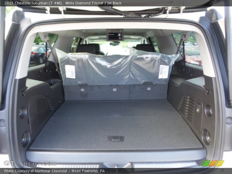 White Diamond Tricoat / Jet Black 2015 Chevrolet Suburban LT 4WD