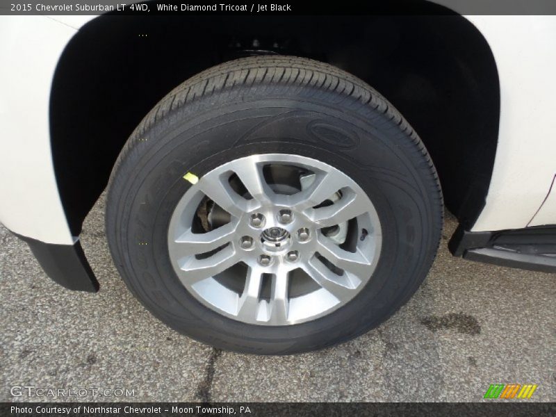 White Diamond Tricoat / Jet Black 2015 Chevrolet Suburban LT 4WD