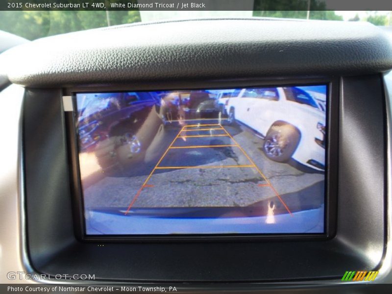White Diamond Tricoat / Jet Black 2015 Chevrolet Suburban LT 4WD