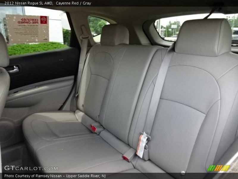 Cayenne Red / Gray 2012 Nissan Rogue SL AWD