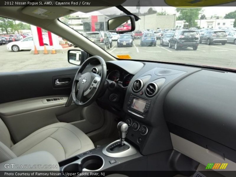 Cayenne Red / Gray 2012 Nissan Rogue SL AWD