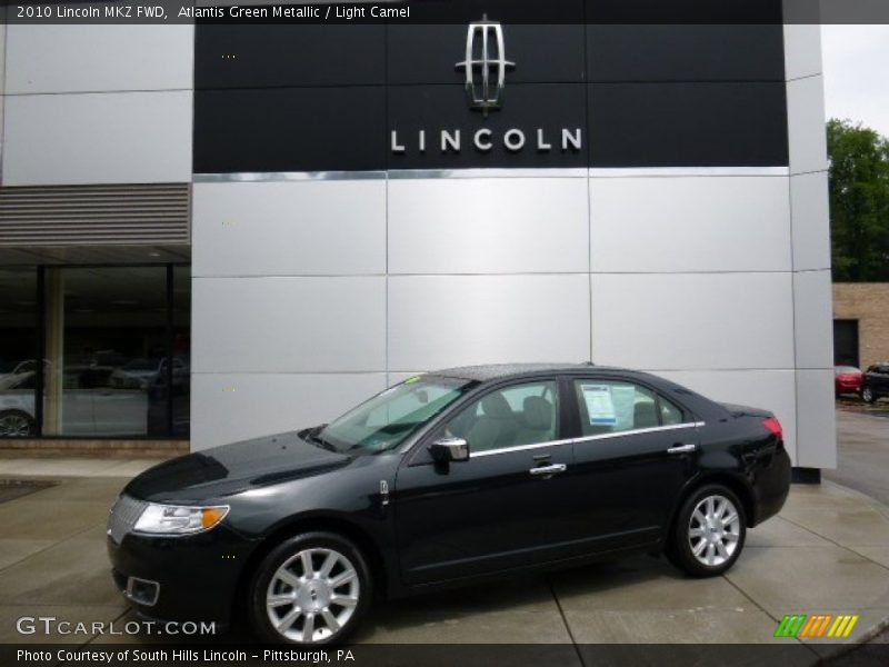 Atlantis Green Metallic / Light Camel 2010 Lincoln MKZ FWD