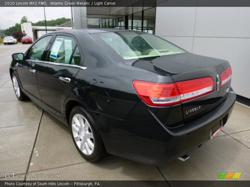 Atlantis Green Metallic / Light Camel 2010 Lincoln MKZ FWD