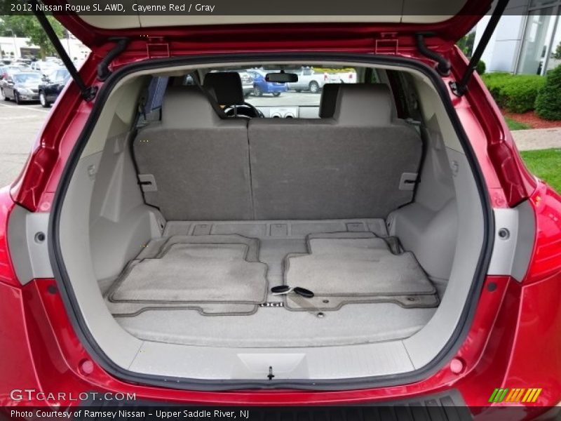 Cayenne Red / Gray 2012 Nissan Rogue SL AWD
