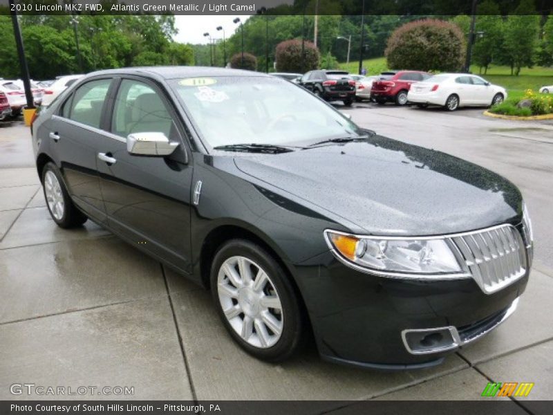 Atlantis Green Metallic / Light Camel 2010 Lincoln MKZ FWD