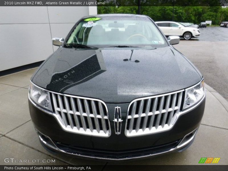 Atlantis Green Metallic / Light Camel 2010 Lincoln MKZ FWD