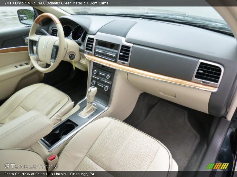 Atlantis Green Metallic / Light Camel 2010 Lincoln MKZ FWD