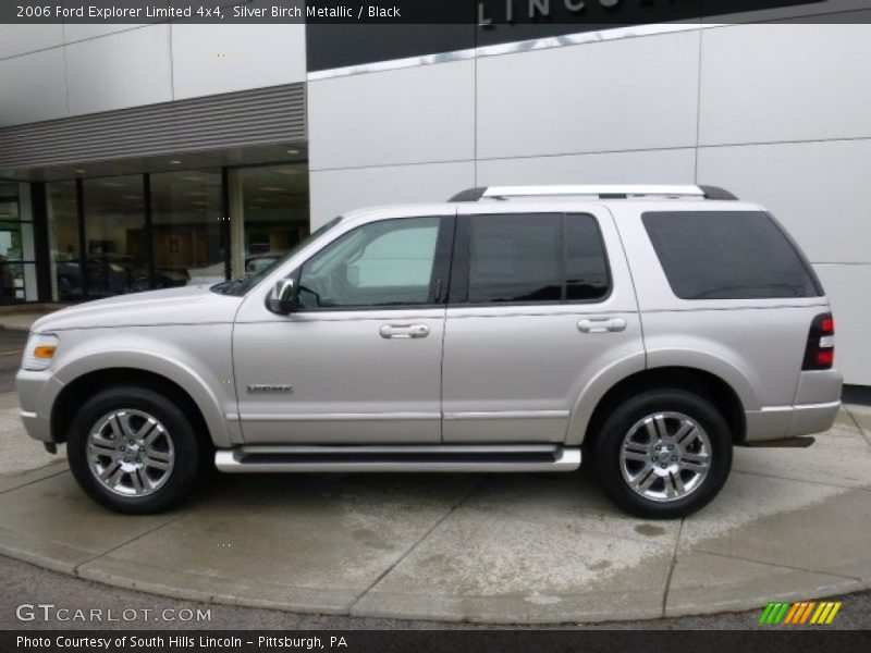 Silver Birch Metallic / Black 2006 Ford Explorer Limited 4x4