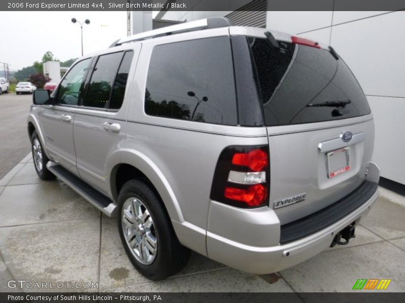Silver Birch Metallic / Black 2006 Ford Explorer Limited 4x4