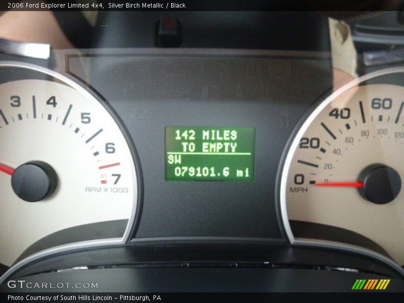 Silver Birch Metallic / Black 2006 Ford Explorer Limited 4x4
