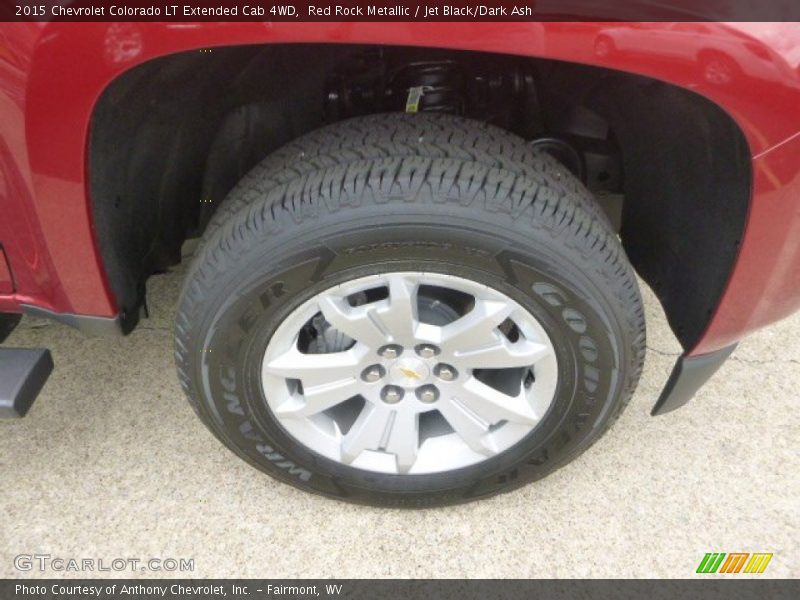 Red Rock Metallic / Jet Black/Dark Ash 2015 Chevrolet Colorado LT Extended Cab 4WD