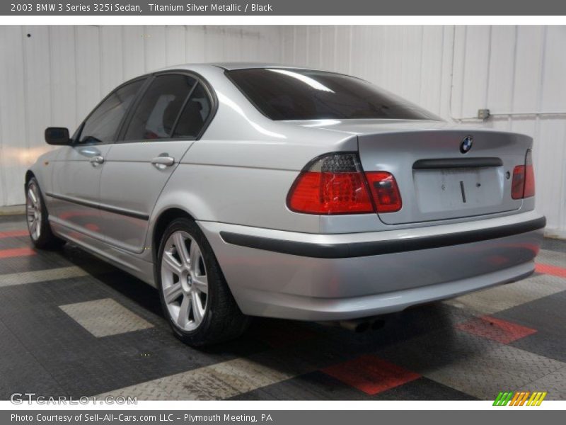 Titanium Silver Metallic / Black 2003 BMW 3 Series 325i Sedan