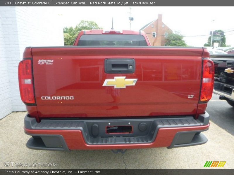 Red Rock Metallic / Jet Black/Dark Ash 2015 Chevrolet Colorado LT Extended Cab 4WD