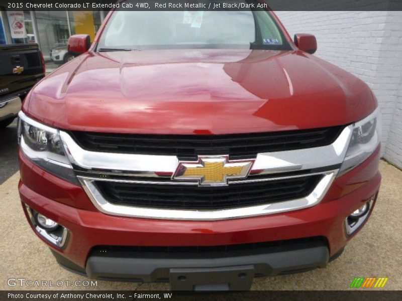 Red Rock Metallic / Jet Black/Dark Ash 2015 Chevrolet Colorado LT Extended Cab 4WD